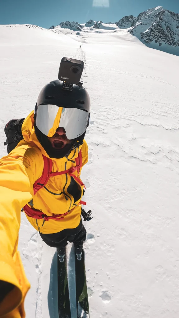 GoPro hero 4 ski La Mongie : où fixer sa GoPro au ski ? 